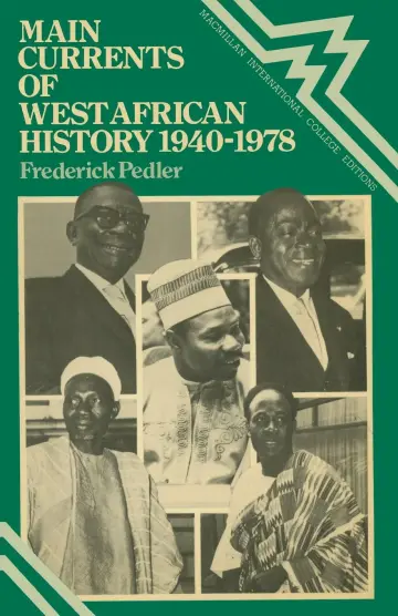 Cover of Main Currents of West African History 1940-1978