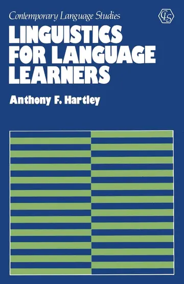 Cover of Linguistics for Language Learners