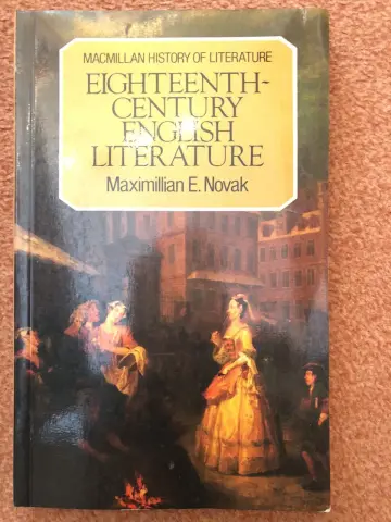 Cover of Eighteenth Century English Literature