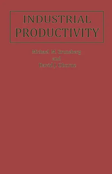 Cover of Industrial Productivity