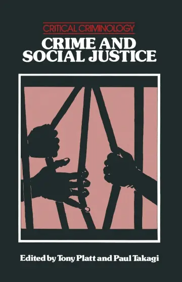Cover of Crime and Social Justice