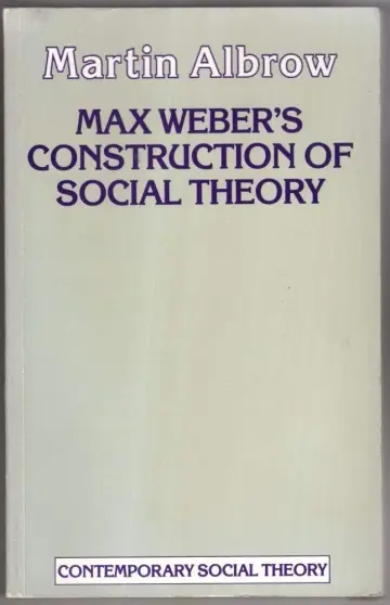 Cover of Max Weber's Construction of Social Theory