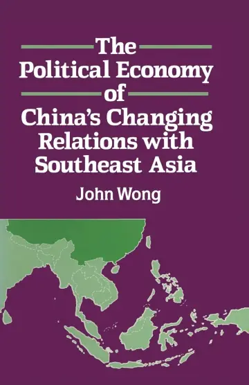 Cover of The Political Economy of China's Changing Relations with South East Asia