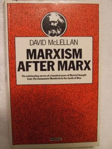 Cover of Marxism After Marx
