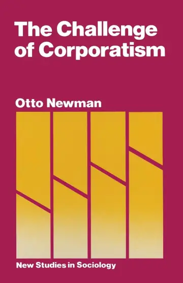 Cover of Challenge of Corporatism