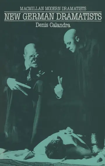 Cover of New German Dramatists