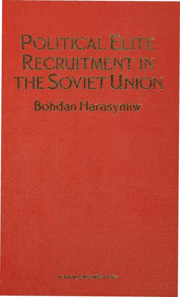 Cover of Political Elite Recruitment in the Soviet Union