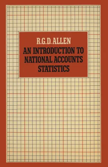 Cover of An Introduction to National Accounts Statistics