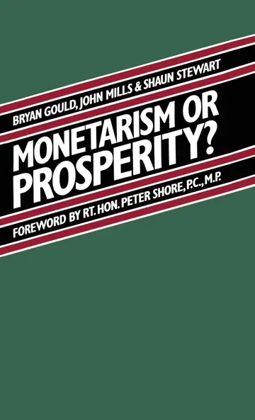 Cover of Monetarism or Prosperity?