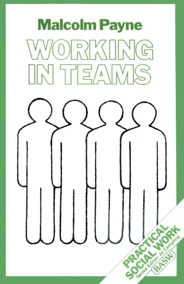 Cover of Working in Teams (British Association of Social Workers (BASW) Practical Social Work S.)