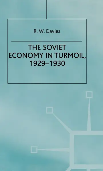 Cover of The Industrialisation of Soviet Russia 3