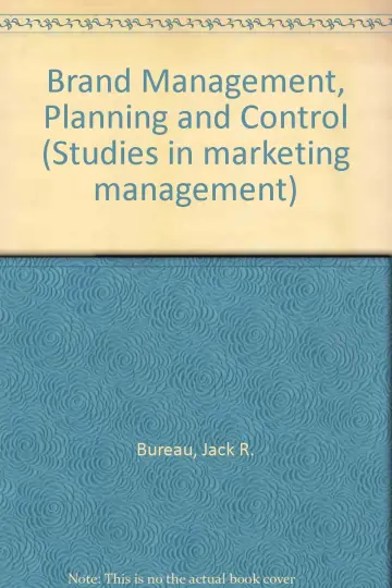 Cover of Brand Management, Planning and Control
