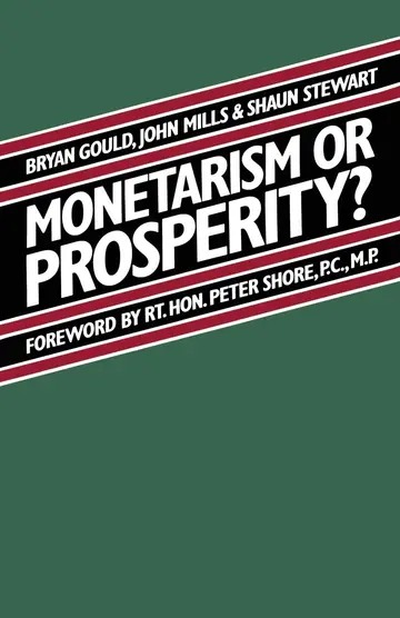 Cover of Monetarism or Prosperity?