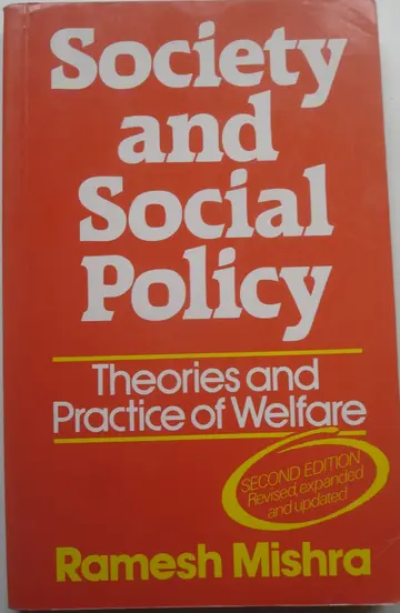 Cover of Society and Social Policy