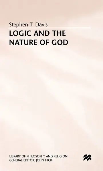 Cover of Logic and the Nature of God