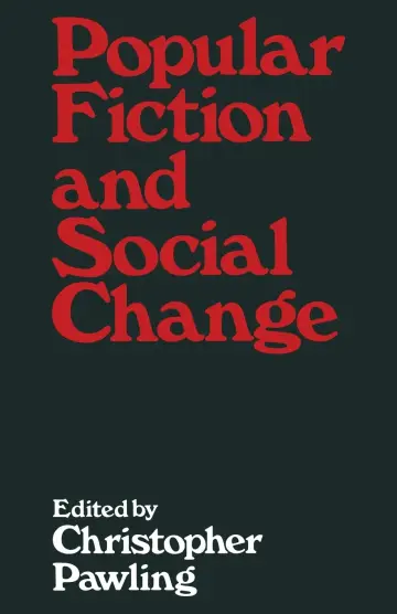 Cover of Popular Fiction and Social Change