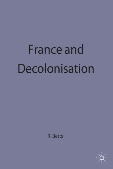 Cover of France and Decolonisation