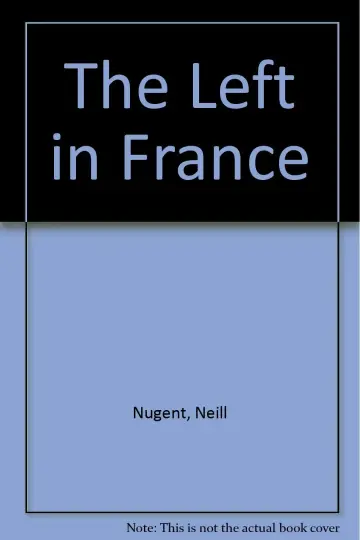 Cover of The Left in France