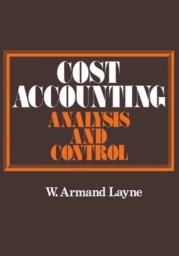 Cover of Cost Accounting