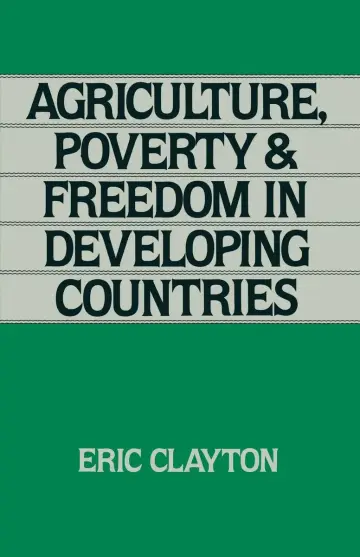 Cover of Agriculture, Poverty and Freedom in Developing Countries