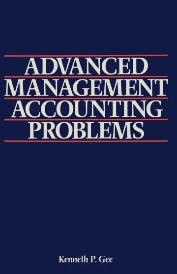 Cover of Advanced Management Accounting Problems