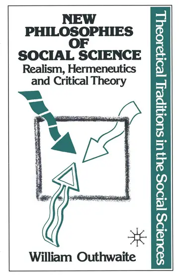 Cover of New Philosophies of Social Science