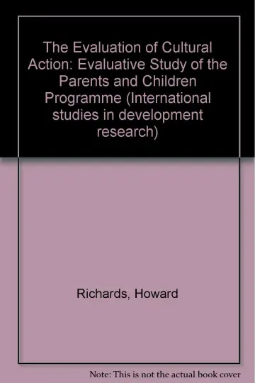 Cover of The Evaluation of Cultural Action