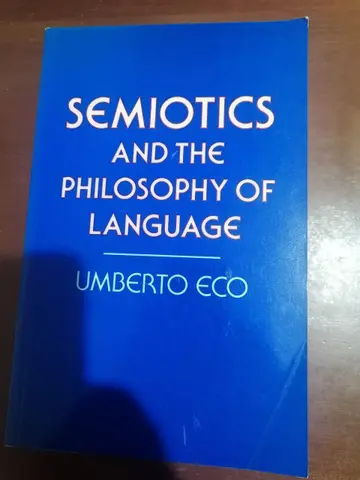 Cover of Semiotics and the Philosophy of Language