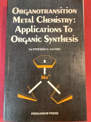 Cover of An Introduction to Organometallic Chemistry