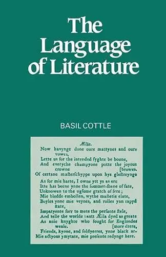 Cover of The Language of Literature