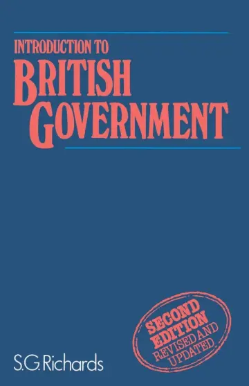 Cover of Introduction to British Government