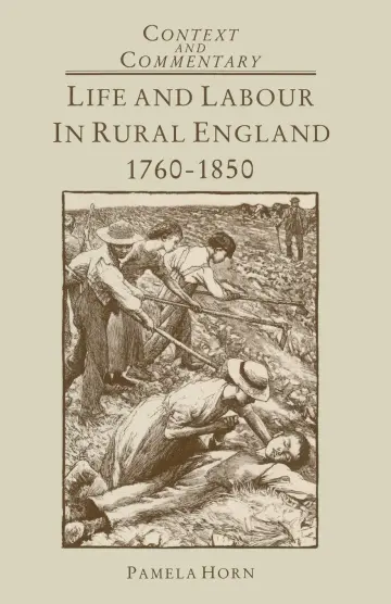 Cover of Life and Labour in Rural England, 1760-1850