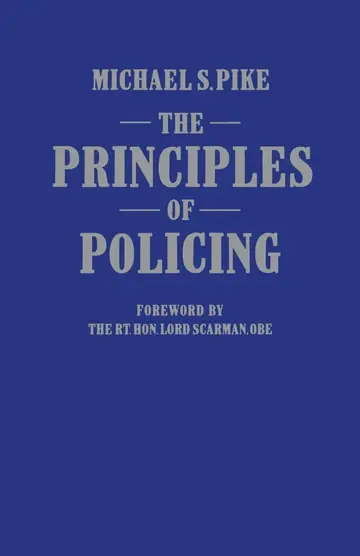 Cover of The Principles of Policing