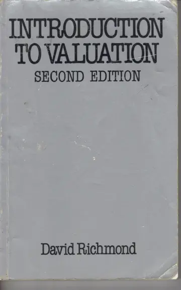 Cover of Introduction to Valuation