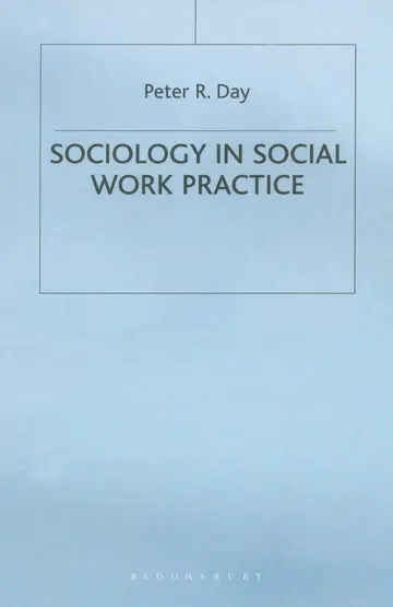 Cover of Sociology in Social Work Practice