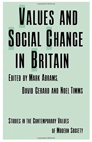 Cover of Values and Social Change in Britain