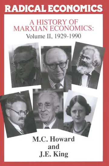 Cover of A History of Marxian Economics