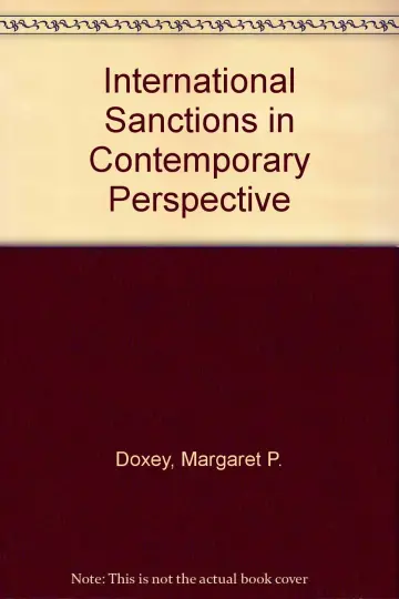 Cover of International Sanctions in Contemporary Perspective