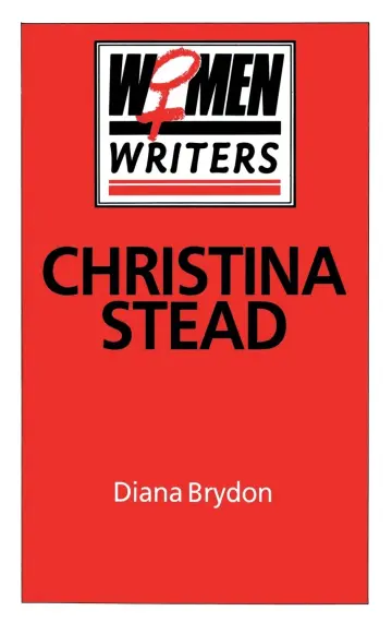 Cover of Christina Stead