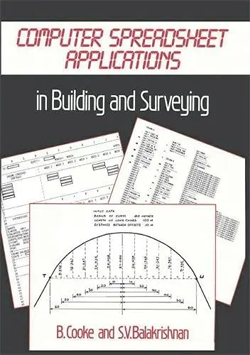 Cover of Computer Spreadsheet Applications in Building and Surveying