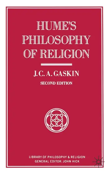 Cover of Hume’s Philosophy of Religion