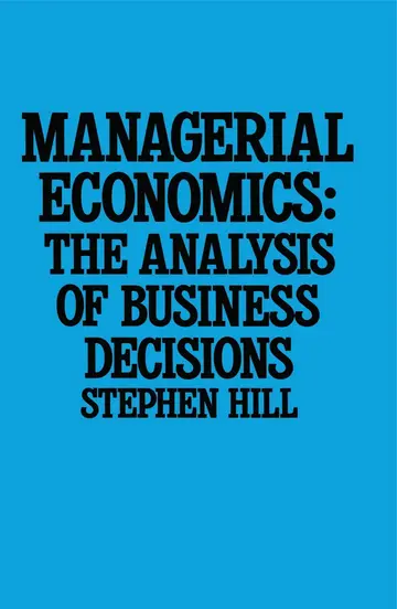 Cover of Managerial Economics