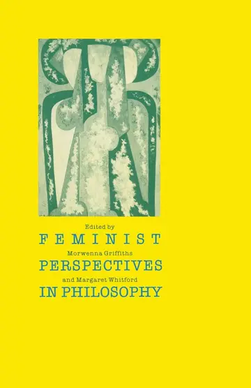 Cover of Feminist Perspectives in Philosophy
