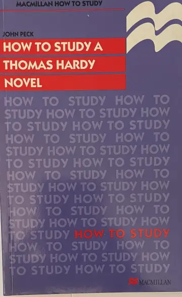 Cover of How to Study a Hardy Novel