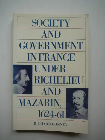 Cover of Social Government of France Under Richelieu and Mazarin