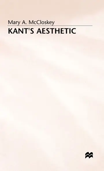 Cover of Kant’s Aesthetic