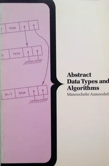 Cover of Abstract Data Types and Algorithms