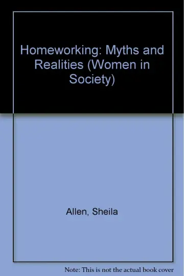 Cover of Homeworking