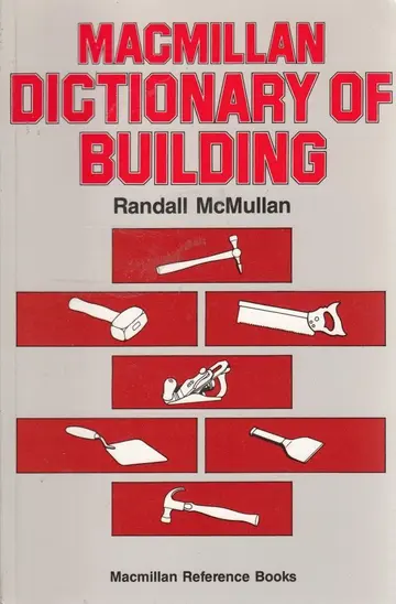 Cover of Macmillan Dictionary of Building