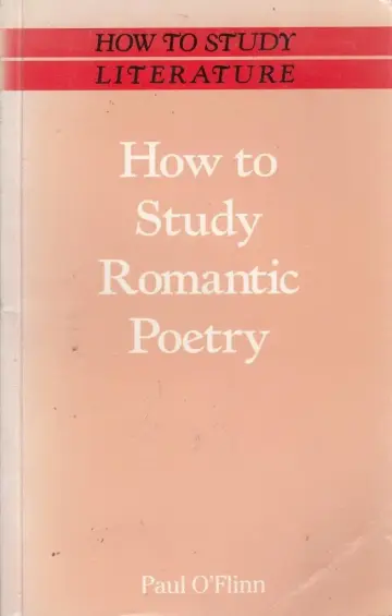 Cover of How to Study Romantic Poetry